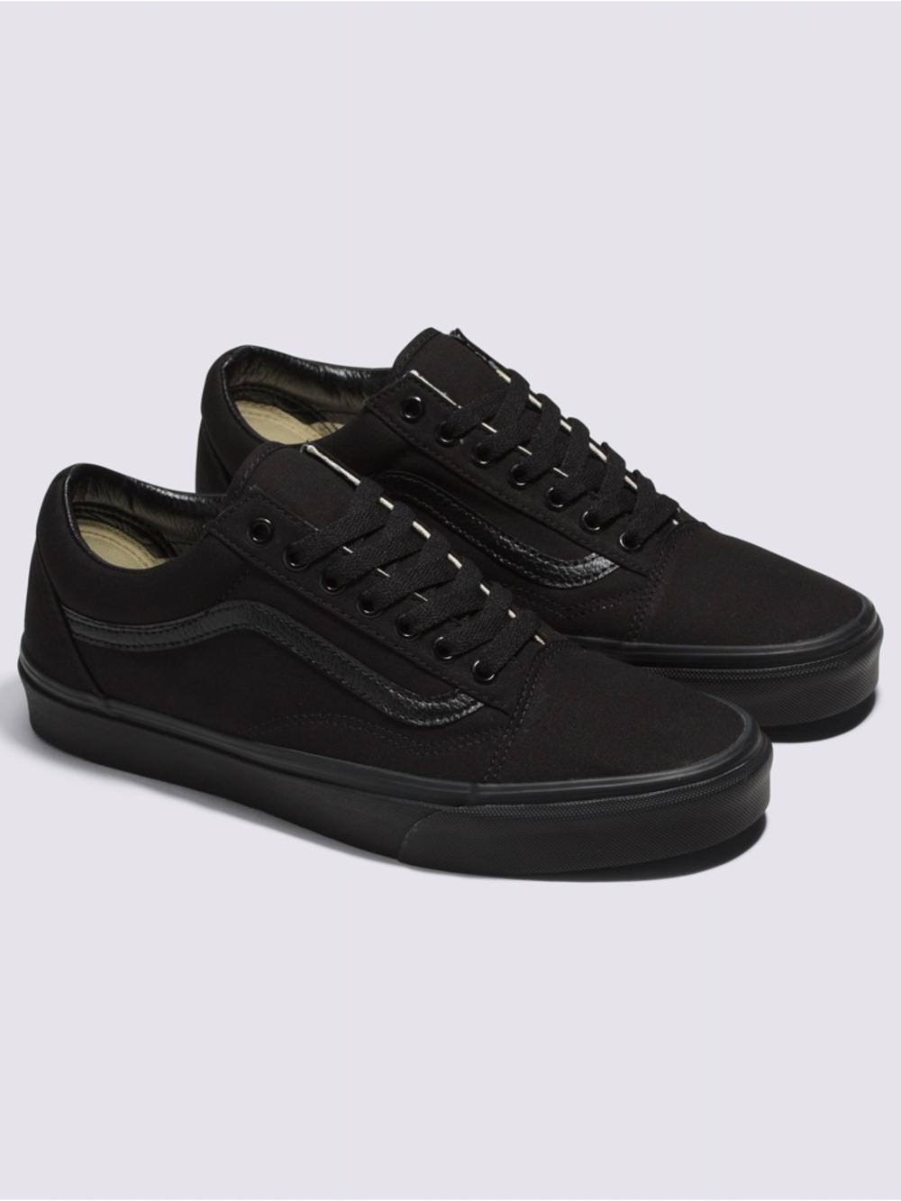 Vans All-Black Low Top Sneakers VN0000T8BKA M8 / W9.5